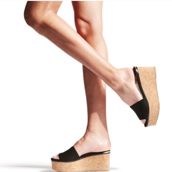 🔥SALE🔥 JIMMY CHOO DeeDee suede platform sandals, size 8/38 - Picture 7 of 7